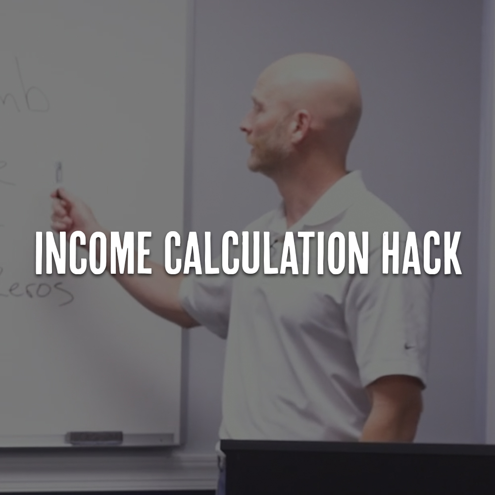 Income Calculation Hack
