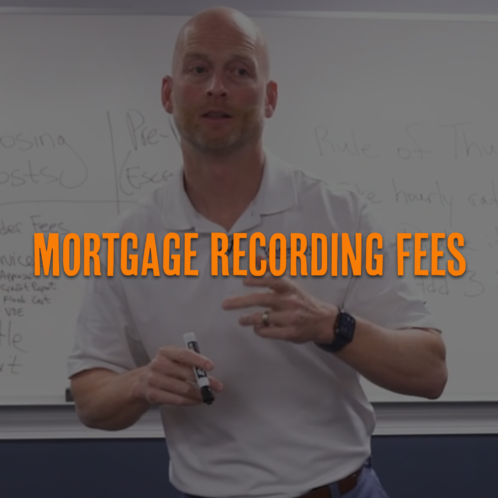 Mortgage Recording Fees