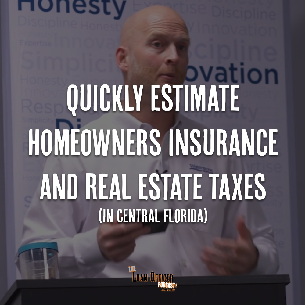 Quickly Estimate Homeowners Insurance And Real Estate Taxes (In Central Florida)