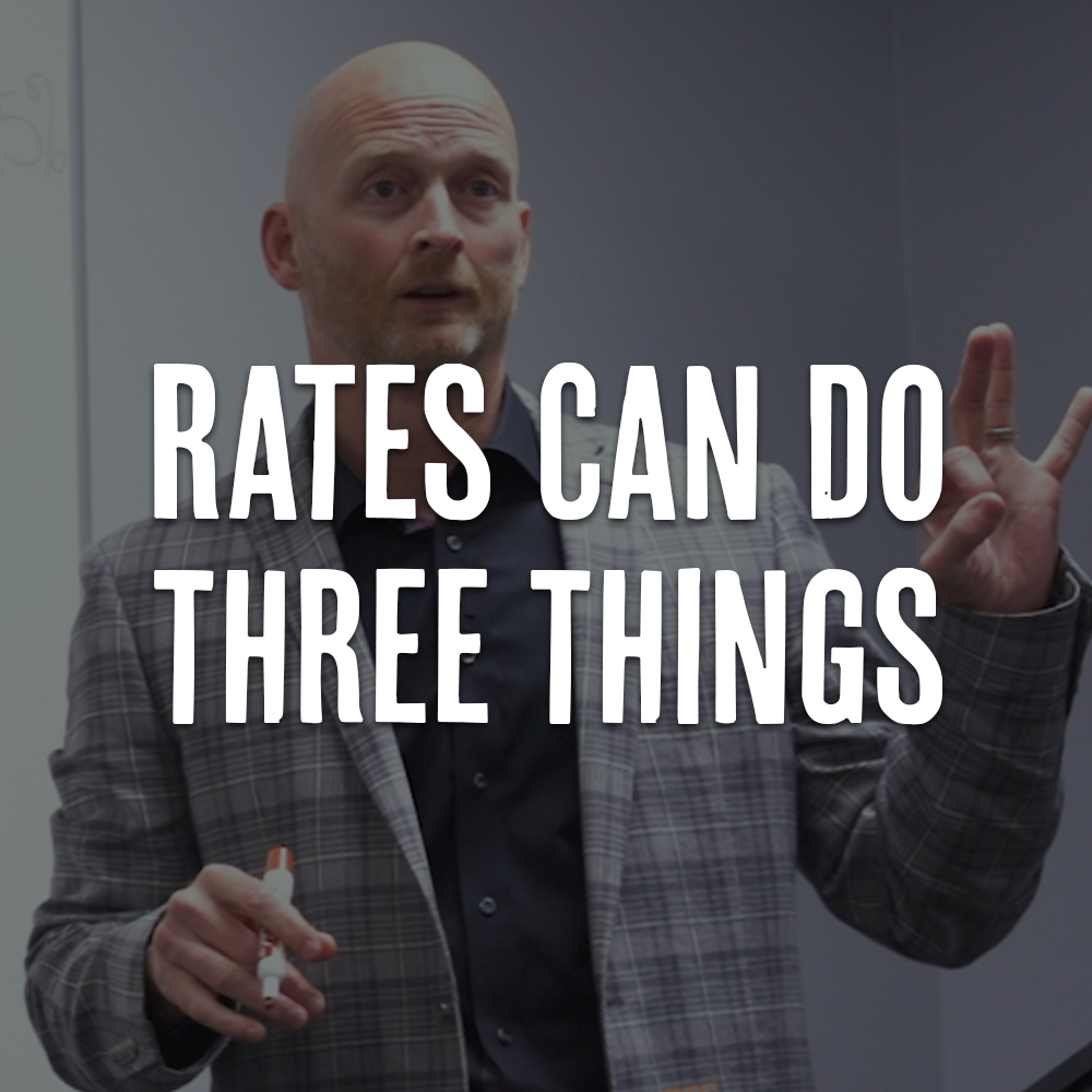 Rates Can Do Three Things