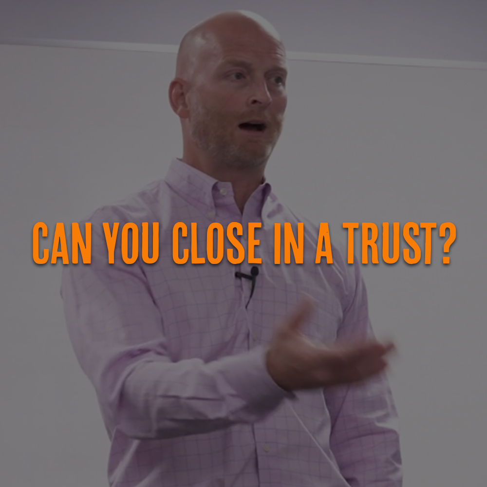 Can You Close In A Trust?